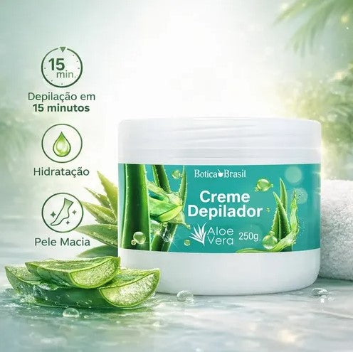 Creme Depilador Depimax™ Corpo & Rosto com Aloe Vera