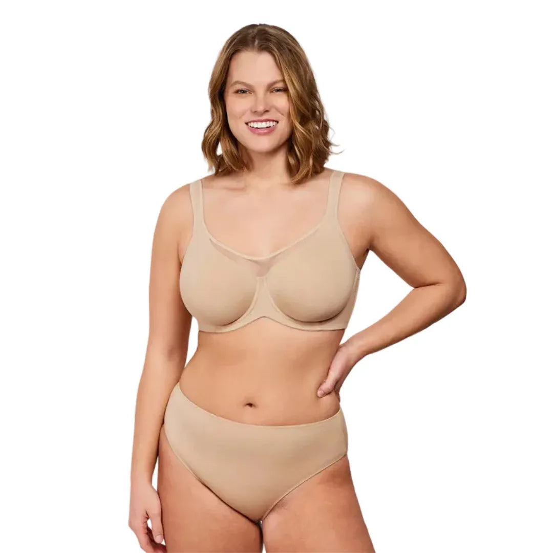 Sutiã Modelador Suave Amanda com efeito minimizador e silhueta lisa