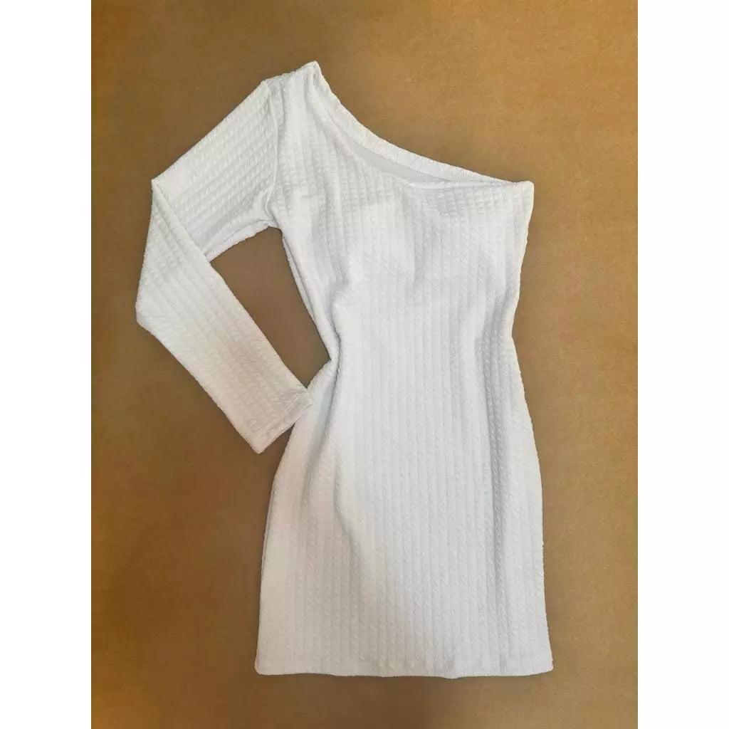 Vestido Curto Feminino Mula Manca Manga Longa Ajuste Justo - imagem 9