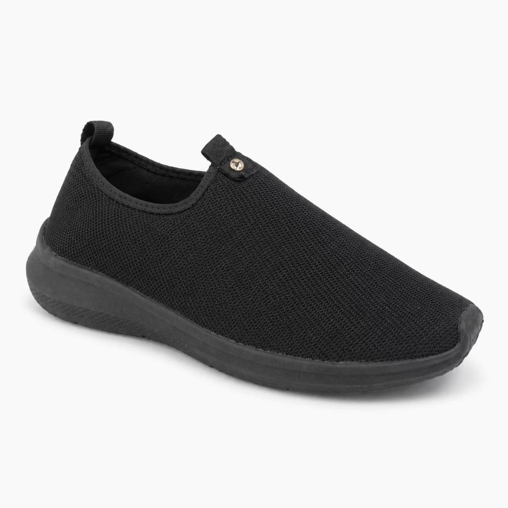 Tênis Ortopédico Feminino ComfortShine™ Calce Fácil Sem Cadarço com Strass