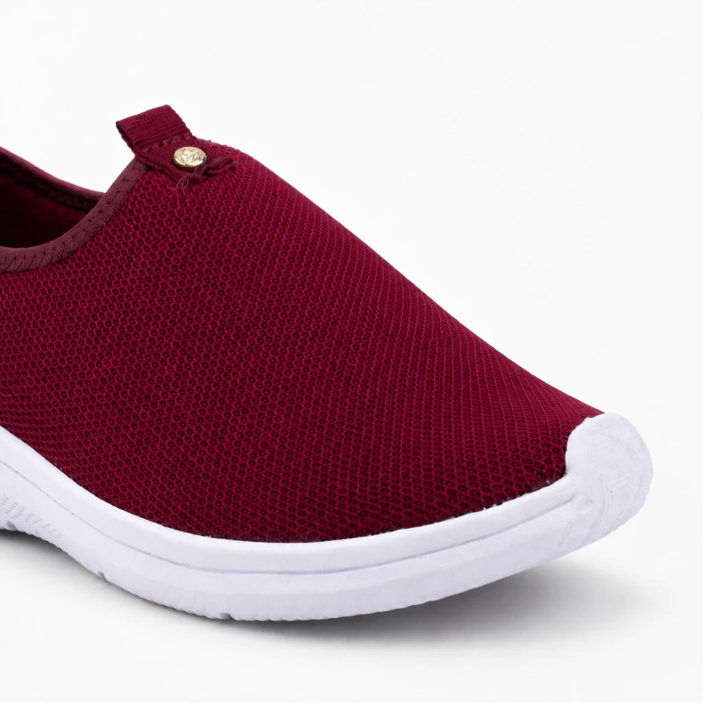 Tênis Ortopédico Feminino ComfortShine™ Calce Fácil Sem Cadarço com Strass