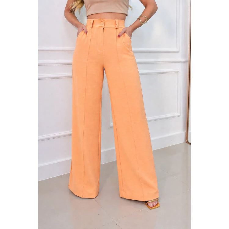 Calça Pantalona Wide Leg Verona™ Tecido Duna - Elegância - foto 27