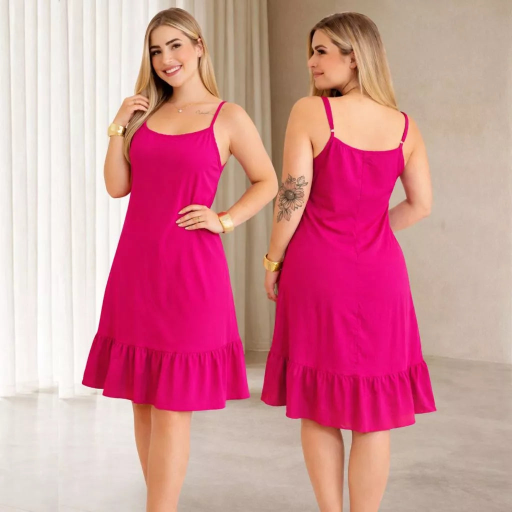 Vestido Feminino Soltinho com Alcinha Regulável | Use Lana