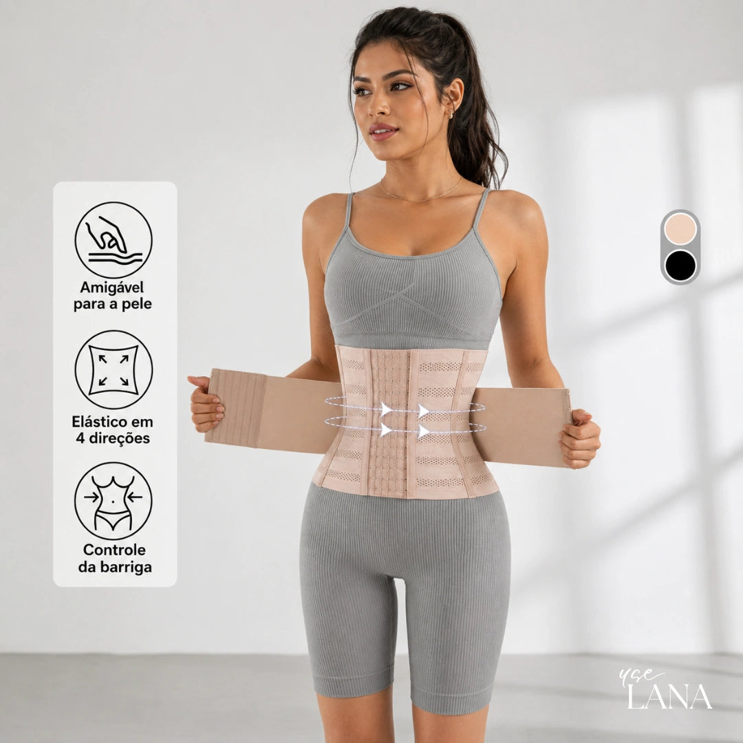 Cinta Modeladora CurveFit™ - Modeladora De Alta Compressão Afina Cintura
