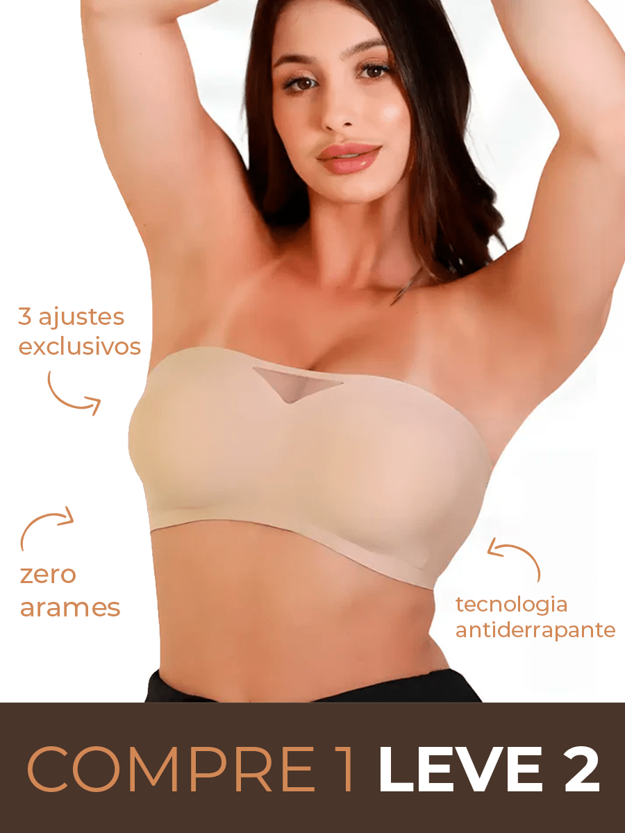 Sutiã Tomara Que Caia Flex Sensação com tecnologia antiderrapante