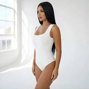 Body modelador Comfort Shape feminino com tecido suplex premium e forro duplo