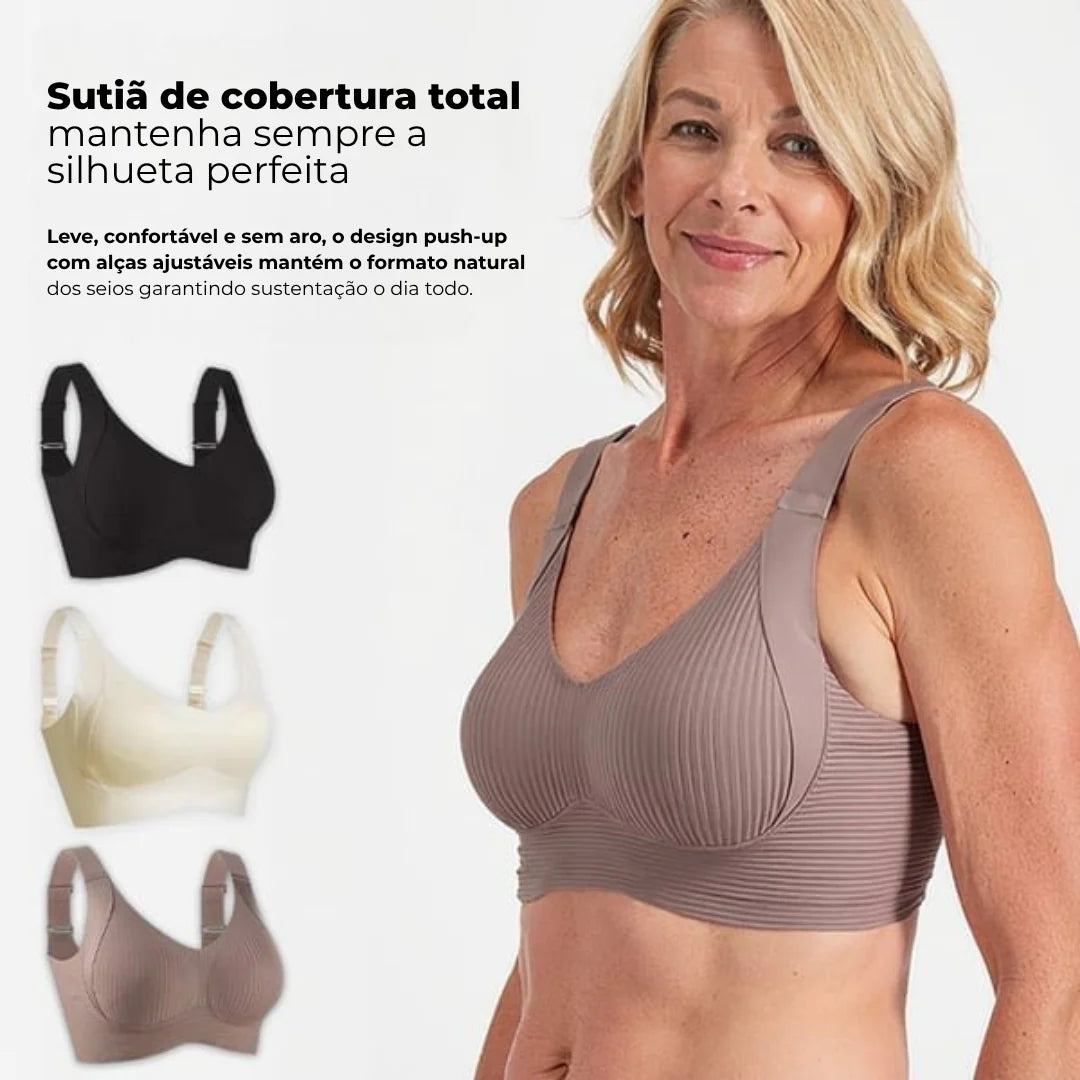 🔥Black Friday🔥 - Kit com 3 Sutiãs BellaLift - Levantas e Modela os seios