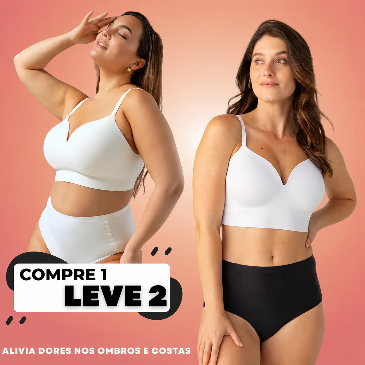 Sutiã Modelador Libelle™ - Máxima sustentação e conforto [COMPRE 1 LEVE 2]