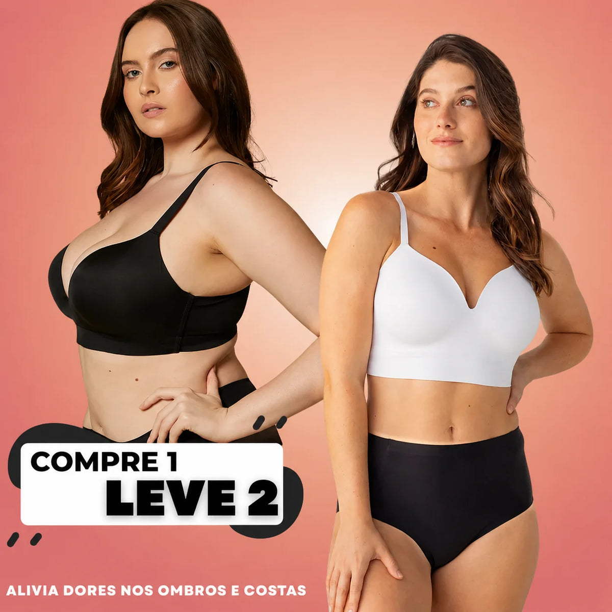 Sutiã Modelador Libelle™ - Máxima sustentação e conforto [COMPRE 1 LEVE 2]