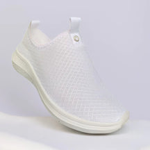 Tênis Ortopédico Feminino ComfortShine™ Calce Fácil Sem Cadarço com Strass