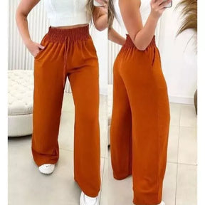 Calça Pantalona Feminina Aurora™ Cintura Alta com Bolsos - foto 9