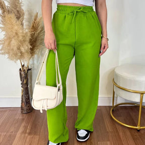 Calça Pantalona Feminina Aurora™ Cintura Alta com Bolsos - foto 14