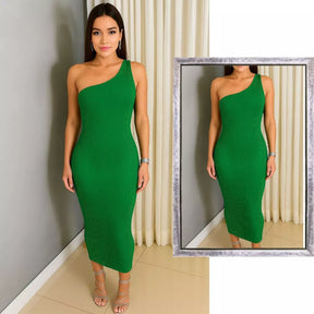 Vestido Capri™ Midi Mula Manca Elegance