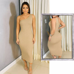 Vestido Capri™ Midi Mula Manca Elegance