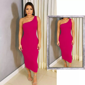 Vestido Capri™ Midi Mula Manca Elegance