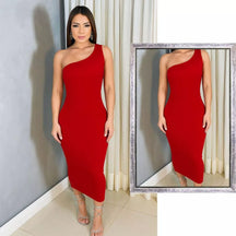Vestido Capri™ Midi Mula Manca Elegance