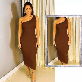 Vestido Capri™ Midi Mula Manca Elegance