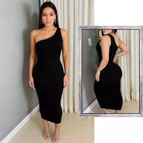 Vestido Capri™ Midi Mula Manca Elegance