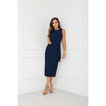 Vestido Firenze™ Alfaiataria Midi com Amarração Lateral