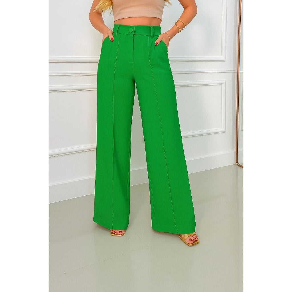 Calça Pantalona Wide Leg Verona™ Tecido Duna - Elegância - foto 20