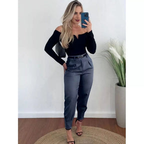 Calça Alfaiataria Feminina Cintura Alta | Use Lana - foto 3
