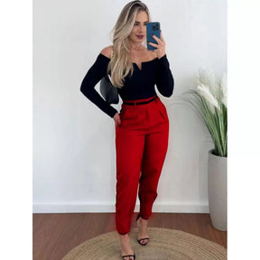 Calça Alfaiataria Feminina Cintura Alta | Use Lana - foto 8
