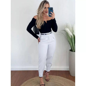 Calça Alfaiataria Feminina Cintura Alta | Use Lana - foto 9
