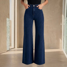 Calça Wide Leg Jeans Cintura Alta Feminina | Use Lana - foto 8