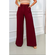 Calça Pantalona Wide Leg Verona™ Tecido Duna - Elegância - foto 25