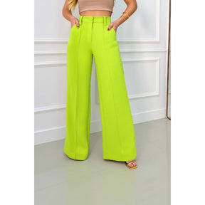 Calça Pantalona Wide Leg Verona™ Tecido Duna - Elegância - foto 21