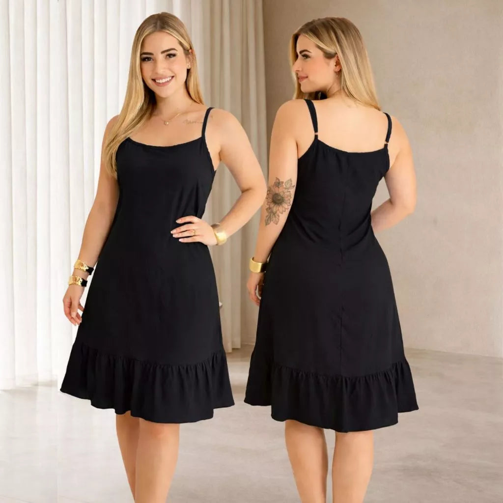 Vestido Feminino Soltinho com Alcinha Regulável | Use Lana