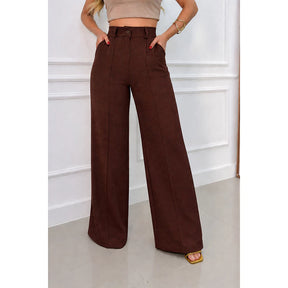 Calça Pantalona Wide Leg Verona™ Tecido Duna - Elegância - foto 11