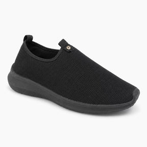 Tênis Ortopédico Feminino ComfortShine™ Calce Fácil Sem Cadarço com Strass