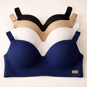 Kit 4 Sutiãs Reforçados com Bojo Soft e Sustentação ComfortSupport™