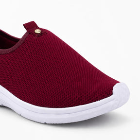 Tênis Ortopédico Feminino ComfortShine™ Calce Fácil Sem Cadarço com Strass