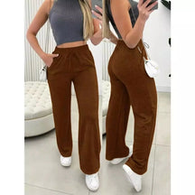 Calça Pantalona Feminina Cintura Alta em Lanzinha | Aurora™ - foto 6