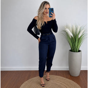 Calça Alfaiataria Feminina Cintura Alta | Use Lana - foto 4