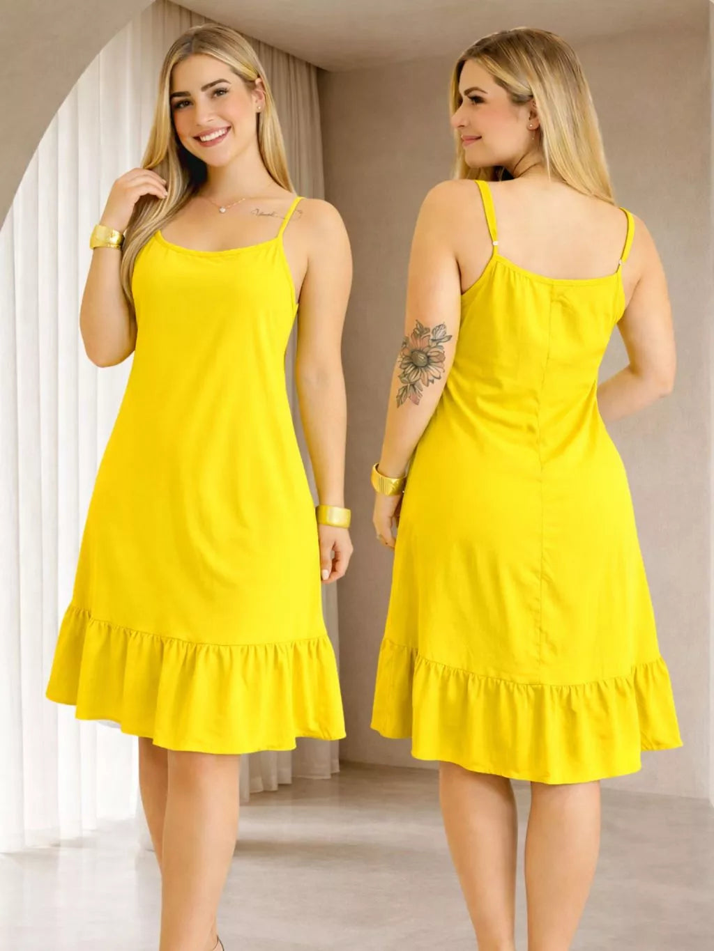Vestido Feminino Soltinho com Alcinha Regulável | Use Lana