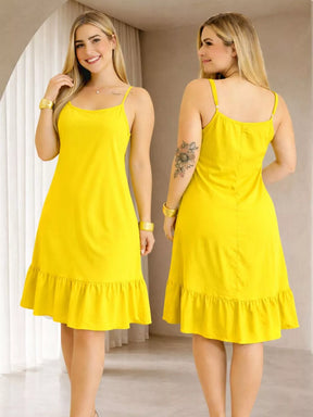 Vestido Feminino Soltinho com Alcinha Regulável | Use Lana