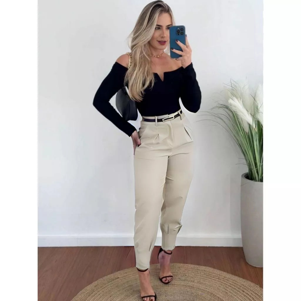 Calça Alfaiataria Feminina Cintura Alta | Use Lana - foto 5