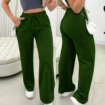 Calça Pantalona Feminina Cintura Alta em Lanzinha | Aurora™ - foto 5