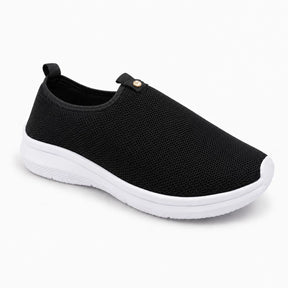 Tênis Ortopédico Feminino ComfortShine™ Calce Fácil Sem Cadarço com Strass