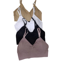 Kit 4 Sutiãs Femininos com Fecho Ajustável e Alças Largas