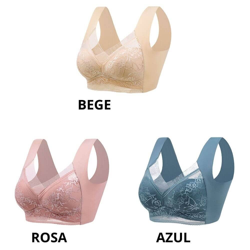 Kit 3 unidades Sutiã Helena em renda - BLACK FRIDAY