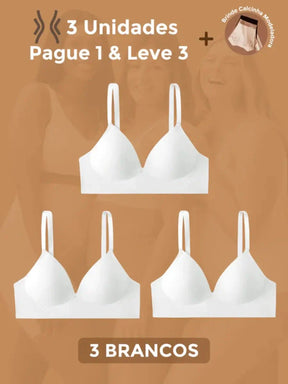 Sutiã Modelador Libelle (Compre 1 & Leve 3) - Máxima sustentação e conforto