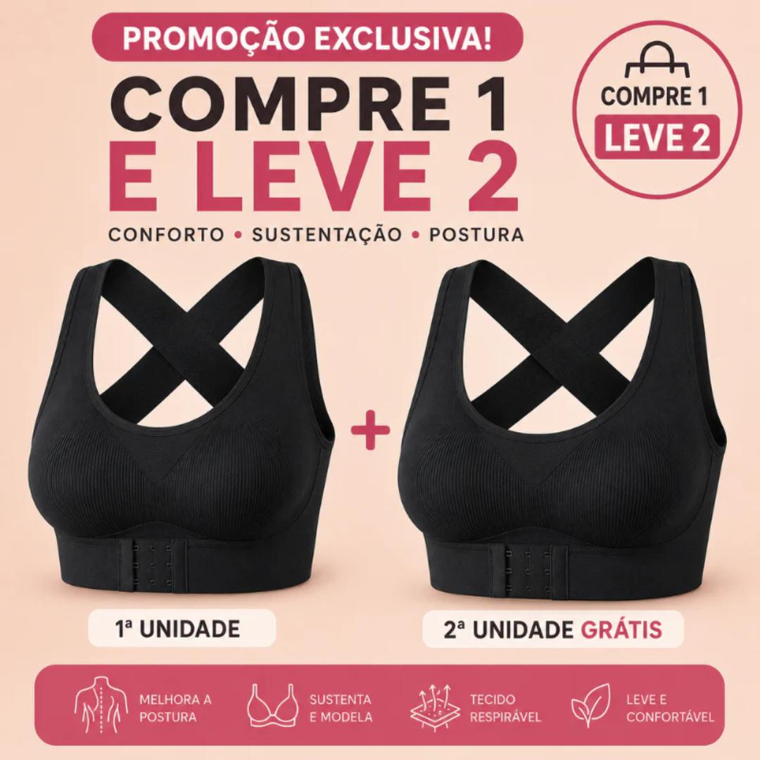 Sutiã Modelador Postural Feminino com Sustentação e Conforto [COMPRE 1 LEVE 2] - imagem 17