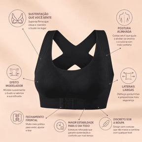 Sutiã Modelador Postural Feminino com Sustentação e Conforto [COMPRE 1 LEVE 2] - imagem 5